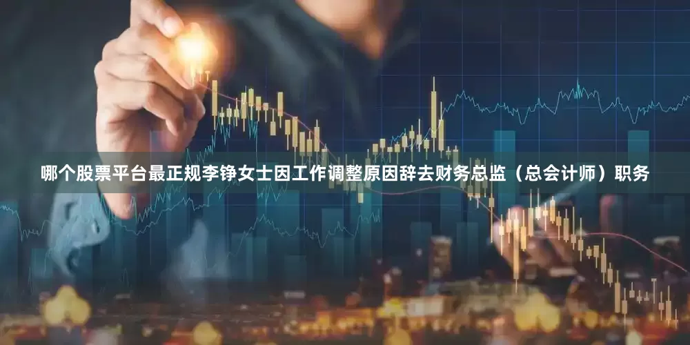 哪个股票平台最正规李铮女士因工作调整原因辞去财务总监（总会计师）职务